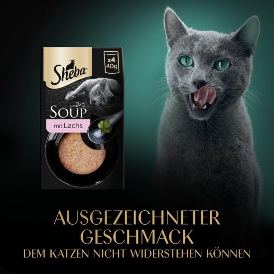 Sheba Multipack Soup Wet Cat Food in Portion Bag Chicken 40 x 40 g Sheba Multipack Soup Wet Cat Food in Portion Bag Chicken 40 x 40 g