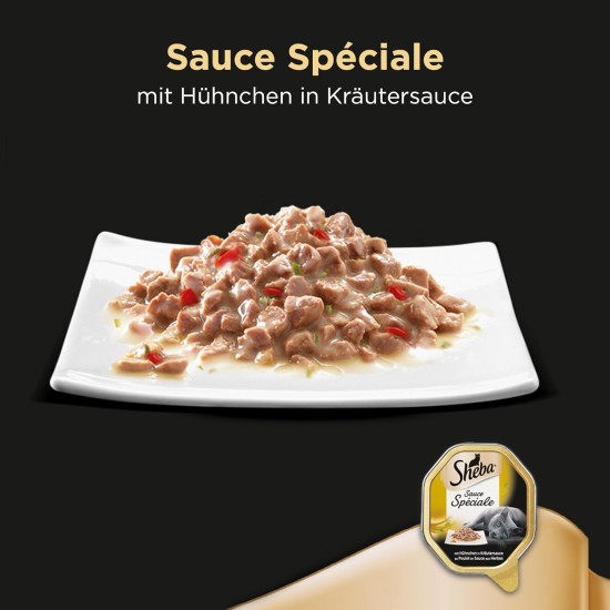 Sheba Nature's Collection in Sauce, Finest Wet Cat Food in Bowl, Poultry Variation, 32 x 85 g Sheba Nature's Collection in Sauce, Finest Wet Cat Food in Bowl, Poultry Variation, 32 x 85 g