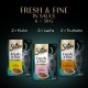 Sheba Portion Bag Cat Wet Food Multipack Fresh & Fine in Sauce with Chicken and Salmon MSC, 6 x 6 x 50 g - Exquisite Meals for Cats in Sauce
