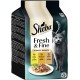 Sheba Portion Bag Wet Cat Food Multipack Fresh & Fine in Sauce with Chicken and Turkey, 6 x 6 x 50 g - Delicious Cat Food in Sauce for Pampered Cats Sheba Portion Bag Wet Cat Food Multipack Fresh & Fine in Sauce with Chicken and Turkey, 6 x 6 x 50 g - Delicious Cat Food in Sauce for Pampered Cats