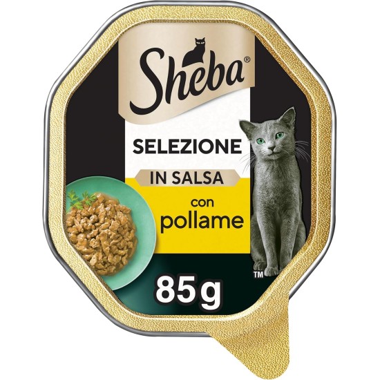 Sheba Selection in Poultry Sauce Cat Food - 22 Packs x 85g Sheba Selection in Poultry Sauce Cat Food - 22 Packs x 85g