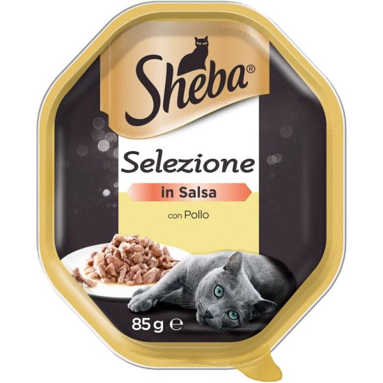 Sheba Selection in Poultry Sauce Cat Food - 22 Packs x 85g Sheba Selection in Poultry Sauce Cat Food - 22 Packs x 85g