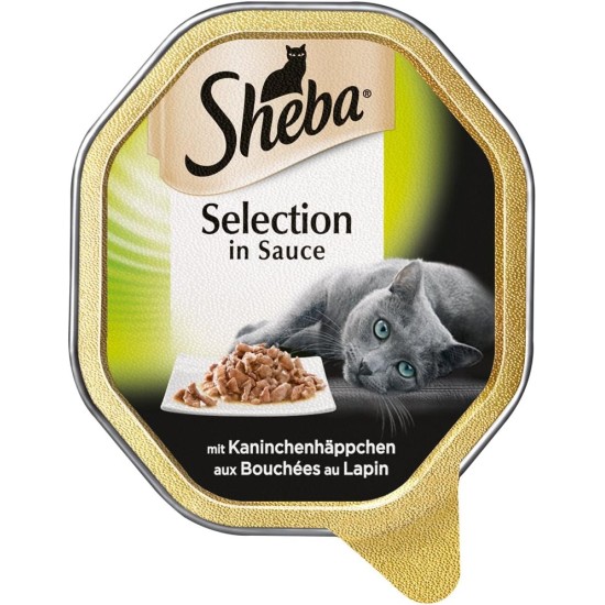 Sheba Selection in Sauce - Cat Food with Chicken Bites in Sauce for Adult Cats - 22 x 85 g Cat Food Sheba Selection in Sauce - Cat Food with Chicken Bites in Sauce for Adult Cats - 22 x 85 g Cat Food