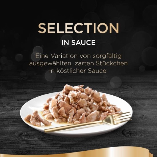Sheba Selection in Sauce - Cat Food with Chicken Bites in Sauce for Adult Cats - 22 x 85 g Cat Food Sheba Selection in Sauce - Cat Food with Chicken Bites in Sauce for Adult Cats - 22 x 85 g Cat Food