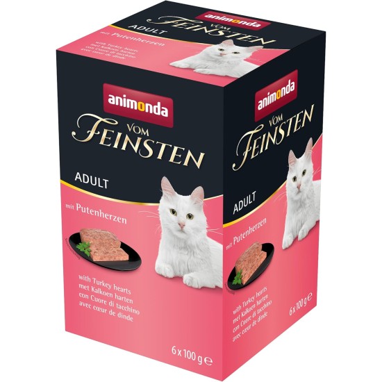 The Finest Cat Food Wet Fish & Meat Variety (32 x 100 g), Cat Food Wet without Grain and Sugar by animonda, with Fresh, Meaty Ingredients The Finest Cat Food Wet Fish & Meat Variety (32 x 100 g), Cat Food Wet without Grain and Sugar by animonda, with Fresh, Meaty Ingredients