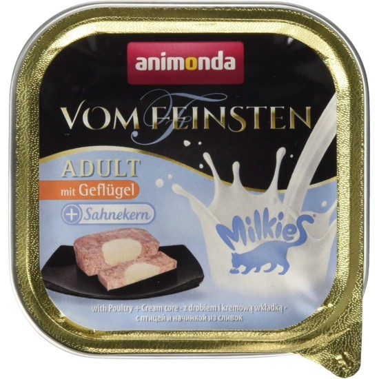 The Finest Cat Food Wet Fish & Meat Variety (32 x 100 g), Cat Food Wet without Grain and Sugar by animonda, with Fresh, Meaty Ingredients The Finest Cat Food Wet Fish & Meat Variety (32 x 100 g), Cat Food Wet without Grain and Sugar by animonda, with Fresh, Meaty Ingredients