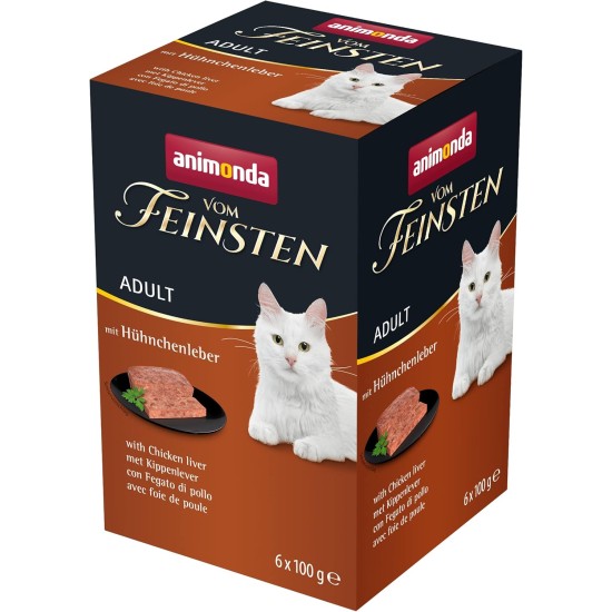 The Finest Cat Food Wet Fish & Meat Variety (32 x 100 g), Cat Food Wet without Grain and Sugar by animonda, with Fresh, Meaty Ingredients The Finest Cat Food Wet Fish & Meat Variety (32 x 100 g), Cat Food Wet without Grain and Sugar by animonda, with Fresh, Meaty Ingredients