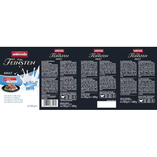 The Finest Cat Food Wet Fish & Meat Variety (32 x 100 g), Cat Food Wet without Grain and Sugar by animonda, with Fresh, Meaty Ingredients The Finest Cat Food Wet Fish & Meat Variety (32 x 100 g), Cat Food Wet without Grain and Sugar by animonda, with Fresh, Meaty Ingredients
