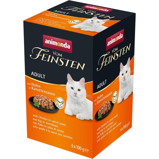 The Finest Cat Food Wet Fish & Meat Variety (32 x 100 g), Cat Food Wet without Grain and Sugar by animonda, with Fresh, Meaty Ingredients The Finest Cat Food Wet Fish & Meat Variety (32 x 100 g), Cat Food Wet without Grain and Sugar by animonda, with Fresh, Meaty Ingredients