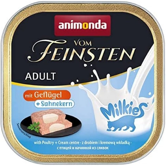 The Finest Cat Food Wet Fish & Meat Variety (32 x 100 g), Cat Food Wet without Grain and Sugar by animonda, with Fresh, Meaty Ingredients The Finest Cat Food Wet Fish & Meat Variety (32 x 100 g), Cat Food Wet without Grain and Sugar by animonda, with Fresh, Meaty Ingredients