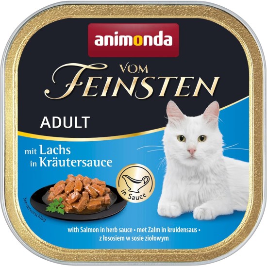 The Finest Cat Food Wet Fish & Meat Variety (32 x 100 g), Cat Food Wet without Grain and Sugar by animonda, with Fresh, Meaty Ingredients The Finest Cat Food Wet Fish & Meat Variety (32 x 100 g), Cat Food Wet without Grain and Sugar by animonda, with Fresh, Meaty Ingredients