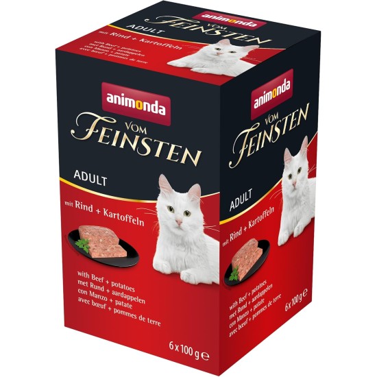 The Finest Cat Food Wet Fish & Meat Variety (32 x 100 g), Cat Food Wet without Grain and Sugar by animonda, with Fresh, Meaty Ingredients The Finest Cat Food Wet Fish & Meat Variety (32 x 100 g), Cat Food Wet without Grain and Sugar by animonda, with Fresh, Meaty Ingredients
