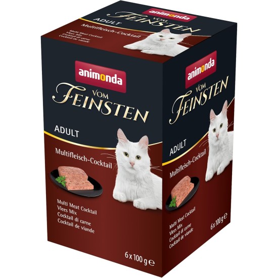 The Finest Cat Food Wet Fish & Meat Variety (32 x 100 g), Cat Food Wet without Grain and Sugar by animonda, with Fresh, Meaty Ingredients The Finest Cat Food Wet Fish & Meat Variety (32 x 100 g), Cat Food Wet without Grain and Sugar by animonda, with Fresh, Meaty Ingredients
