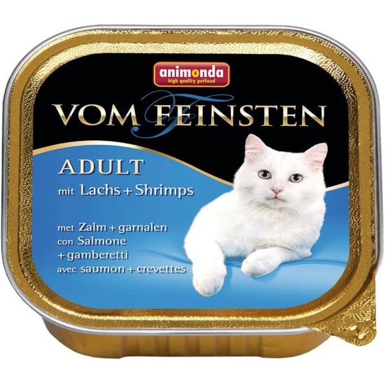 The Finest Cat Food Wet Fish & Meat Variety (32 x 100 g), Cat Food Wet without Grain and Sugar by animonda, with Fresh, Meaty Ingredients The Finest Cat Food Wet Fish & Meat Variety (32 x 100 g), Cat Food Wet without Grain and Sugar by animonda, with Fresh, Meaty Ingredients