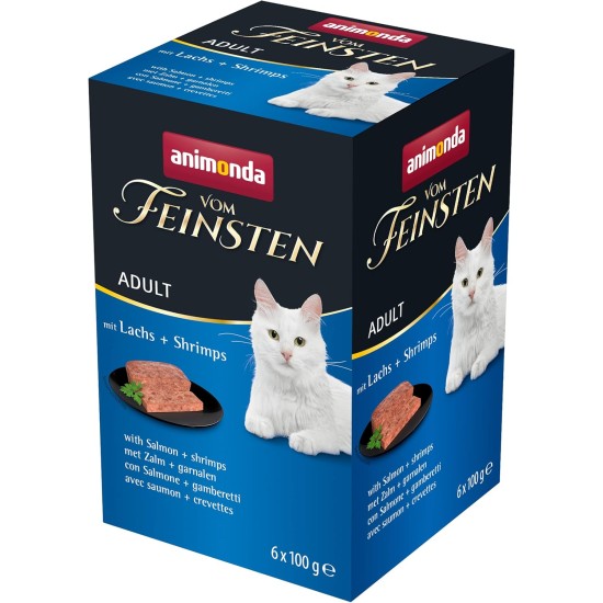 The Finest Cat Food Wet Fish & Meat Variety (32 x 100 g), Cat Food Wet without Grain and Sugar by animonda, with Fresh, Meaty Ingredients The Finest Cat Food Wet Fish & Meat Variety (32 x 100 g), Cat Food Wet without Grain and Sugar by animonda, with Fresh, Meaty Ingredients