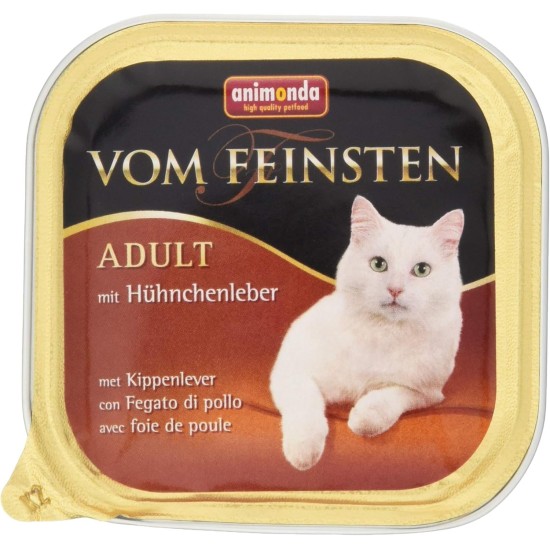 The Finest Cat Food Wet Fish & Meat Variety (32 x 100 g), Cat Food Wet without Grain and Sugar by animonda, with Fresh, Meaty Ingredients The Finest Cat Food Wet Fish & Meat Variety (32 x 100 g), Cat Food Wet without Grain and Sugar by animonda, with Fresh, Meaty Ingredients