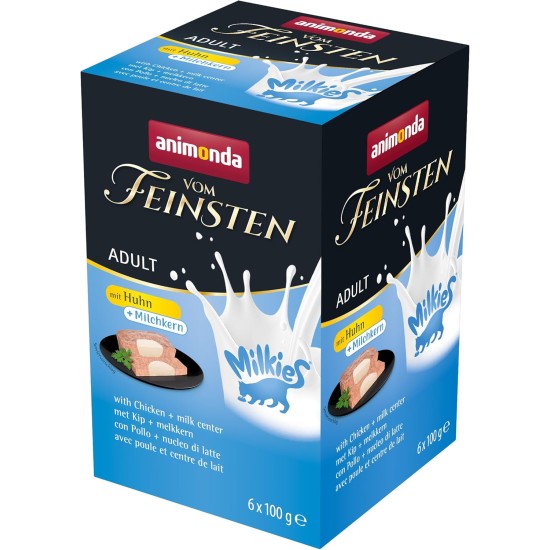 The Finest Cat Food Wet Fish & Meat Variety (32 x 100 g), Cat Food Wet without Grain and Sugar by animonda, with Fresh, Meaty Ingredients The Finest Cat Food Wet Fish & Meat Variety (32 x 100 g), Cat Food Wet without Grain and Sugar by animonda, with Fresh, Meaty Ingredients