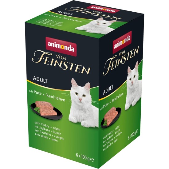 The Finest Cat Food Wet Fish & Meat Variety (32 x 100 g), Cat Food Wet without Grain and Sugar by animonda, with Fresh, Meaty Ingredients The Finest Cat Food Wet Fish & Meat Variety (32 x 100 g), Cat Food Wet without Grain and Sugar by animonda, with Fresh, Meaty Ingredients