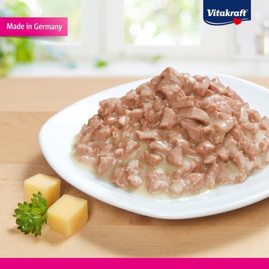Vitakraft Cat Food Wet Food Poésie Heart Bowl Sauce - 15 x 85g Vitakraft Cat Food Wet Food Poésie Heart Bowl Sauce - 15 x 85g