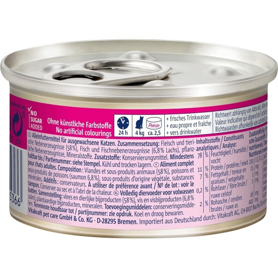 Vitakraft Cat Food Wet Food Poésie Mousse, Chicken Flavor, 12 x 85g Vitakraft Cat Food Wet Food Poésie Mousse, Chicken Flavor, 12 x 85g
