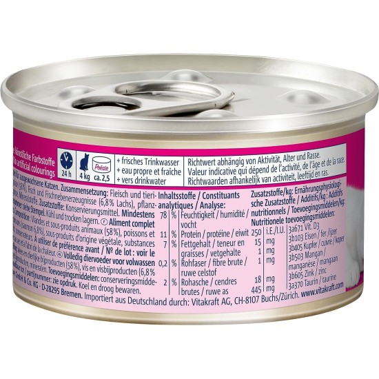 Vitakraft Cat Food Wet Food Poésie Mousse, Chicken Flavor, 12 x 85g Vitakraft Cat Food Wet Food Poésie Mousse, Chicken Flavor, 12 x 85g