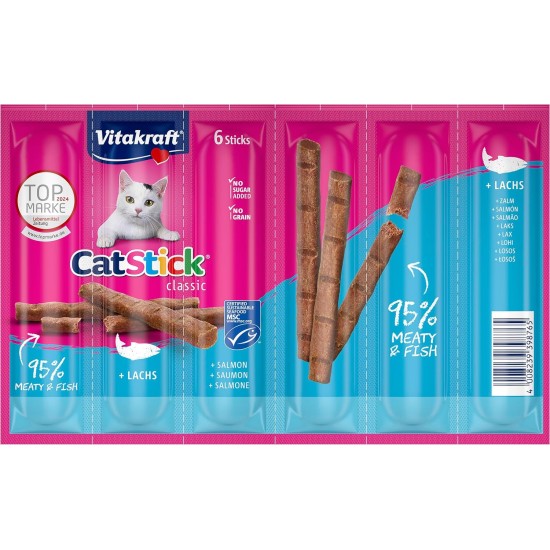 Vitakraft Cat treats Cat - Stick mini Chicken & Cat grass - 60 x 6g Vitakraft Cat treats Cat - Stick mini Chicken & Cat grass - 60 x 6g