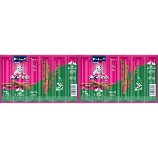Vitakraft Cat treats Cat - Stick mini Chicken & Cat grass - 60 x 6g Vitakraft Cat treats Cat - Stick mini Chicken & Cat grass - 60 x 6g