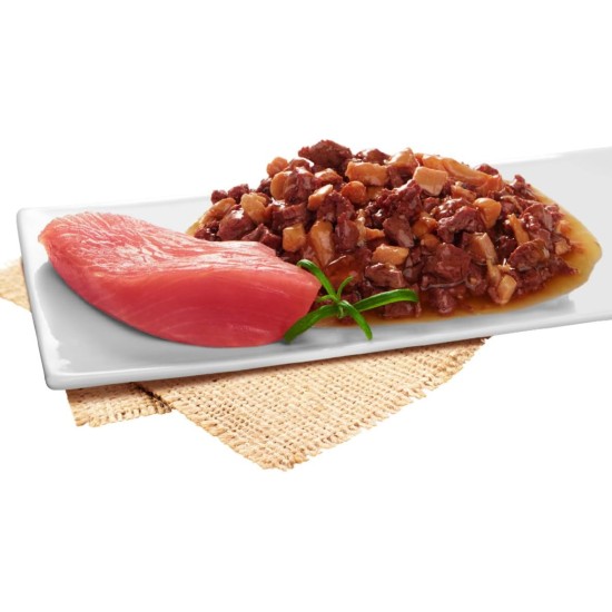 Vitakraft Poésie Délice, Wet Cat Food in Sauce, with Heart, No Added Sugar and Grains (1 x 85 g) Vitakraft Poésie Délice, Wet Cat Food in Sauce, with Heart, No Added Sugar and Grains (1 x 85 g)