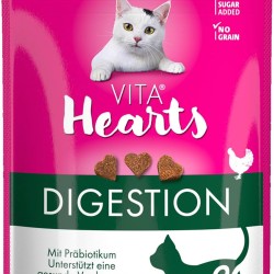 Vitakraft Vita Hearts Digestion Soft Cat Snack for Healthy Digestion with Chicken (1 x 40 g) Vitakraft Vita Hearts Digestion Soft Cat Snack for Healthy Digestion with Chicken (1 x 40 g)