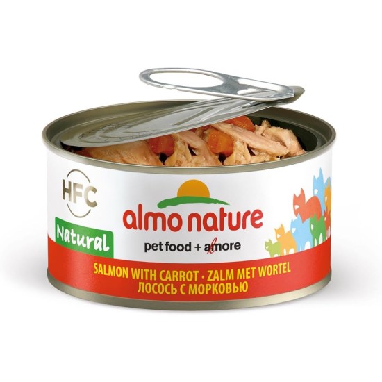 almo nature HFC Cuisine Wet Cat Food with Tuna, Chicken and Ham (24 Cans of 70 g) almo nature HFC Cuisine Wet Cat Food with Tuna, Chicken and Ham (24 Cans of 70 g)