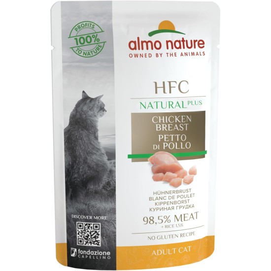 almo nature HFC Natural Plus Wet for Cats Pacific Tuna 55 g x 24 Pieces Pack of 1 (1 x 1.7 kg) almo nature HFC Natural Plus Wet for Cats Pacific Tuna 55 g x 24 Pieces Pack of 1 (1 x 1.7 kg)