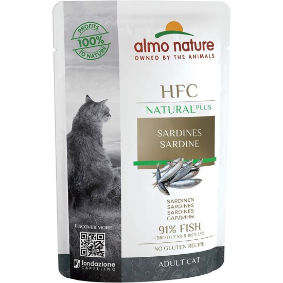 almo nature HFC Natural Plus Wet for Cats Pacific Tuna 55 g x 24 Pieces Pack of 1 (1 x 1.7 kg) almo nature HFC Natural Plus Wet for Cats Pacific Tuna 55 g x 24 Pieces Pack of 1 (1 x 1.7 kg)