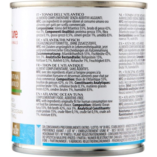 almo nature HFC Natural Wet Cat Food, Atlantic Tuna, Pack of 12 (12 x 280 g) almo nature HFC Natural Wet Cat Food, Atlantic Tuna, Pack of 12 (12 x 280 g)