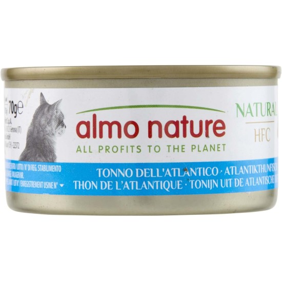 almo nature HFC Natural Wet Cat Food, Tuna with Clams, Pack of 24 (24 x 70 g) almo nature HFC Natural Wet Cat Food, Tuna with Clams, Pack of 24 (24 x 70 g)