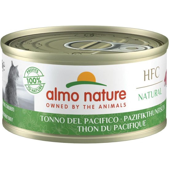 almo nature HFC Natural Wet Cat Food, Tuna with Clams, Pack of 24 (24 x 70 g) almo nature HFC Natural Wet Cat Food, Tuna with Clams, Pack of 24 (24 x 70 g)