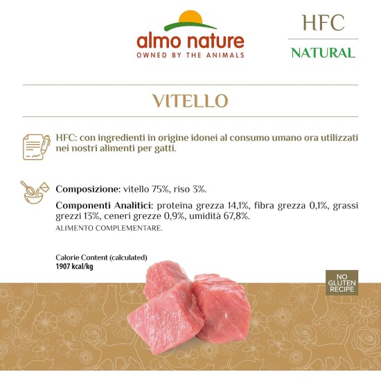 almo nature HFC Natural Wet Cat Food, Tuna with Clams, Pack of 24 (24 x 70 g) almo nature HFC Natural Wet Cat Food, Tuna with Clams, Pack of 24 (24 x 70 g)