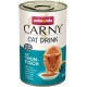 animonda Carny Cat Drink Supplementary Food for Cats, Cat Soup with Tuna, Wet Cat Food, 24 x 140 ml, Brown animonda Carny Cat Drink Supplementary Food for Cats, Cat Soup with Tuna, Wet Cat Food, 24 x 140 ml, Brown