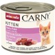 animonda Carny Cat Wet Food Kitten Baby Paté (12 x 200 g), Kitten Grain-Free Cat Wet Food without Sugar for Growing Kittens up to 1 Year, with Fresh Ingredients animonda Carny Cat Wet Food Kitten Baby Paté (12 x 200 g), Kitten Grain-Free Cat Wet Food without Sugar for Growing Kittens up to 1 Year, with Fresh Ingredients