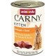 animonda Carny Cat Wet Food Kitten Baby Paté (12 x 200 g), Kitten Grain-Free Cat Wet Food without Sugar for Growing Kittens up to 1 Year, with Fresh Ingredients animonda Carny Cat Wet Food Kitten Baby Paté (12 x 200 g), Kitten Grain-Free Cat Wet Food without Sugar for Growing Kittens up to 1 Year, with Fresh Ingredients
