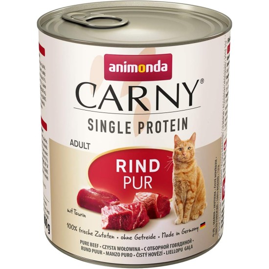 animonda Carny Single Protein Adult Cat Food, Wet, for Cats. animonda Carny Single Protein Adult Cat Food, Wet, for Cats.