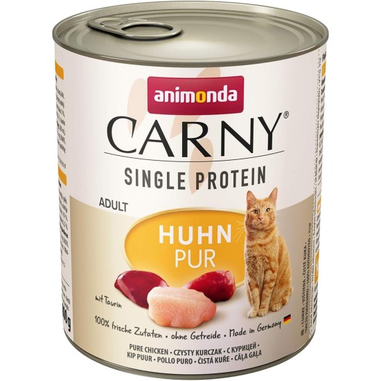 animonda Carny Single Protein Adult Cat Food, Wet, for Cats. animonda Carny Single Protein Adult Cat Food, Wet, for Cats.