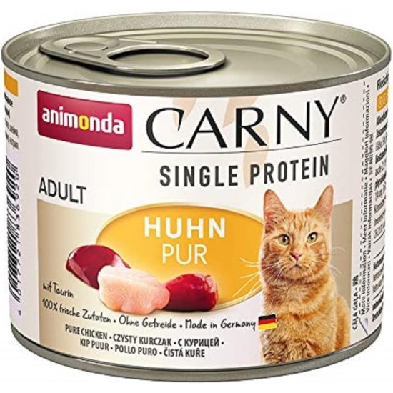 animonda Carny Single Protein Adult Cat Food, Wet, for Cats. animonda Carny Single Protein Adult Cat Food, Wet, for Cats.