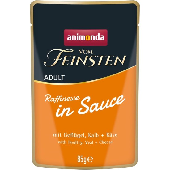 animonda Vom Feinsten Kitten Sophistication in Sauce, Wet Kitten Food for Growing Kittens, Cat Food in Sauce without Grains and Sugar, Practical Portion Bags, Mixpack (24 x 85 g) animonda Vom Feinsten Kitten Sophistication in Sauce, Wet Kitten Food for Growing Kittens, Cat Food in Sauce without Grains and Sugar, Practical Portion Bags, Mixpack (24 x 85 g)