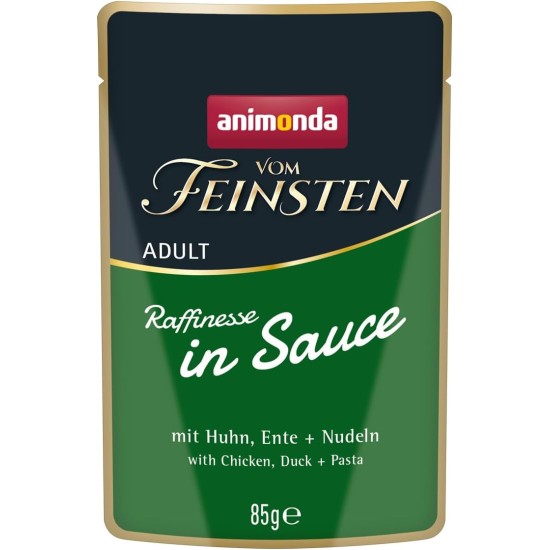 animonda Vom Feinsten Kitten Sophistication in Sauce, Wet Kitten Food for Growing Kittens, Cat Food in Sauce without Grains and Sugar, Practical Portion Bags, Mixpack (24 x 85 g) animonda Vom Feinsten Kitten Sophistication in Sauce, Wet Kitten Food for Growing Kittens, Cat Food in Sauce without Grains and Sugar, Practical Portion Bags, Mixpack (24 x 85 g)