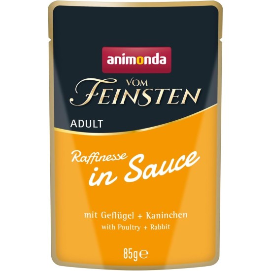 animonda Vom Feinsten Kitten Sophistication in Sauce, Wet Kitten Food for Growing Kittens, Cat Food in Sauce without Grains and Sugar, Practical Portion Bags, Mixpack (24 x 85 g) animonda Vom Feinsten Kitten Sophistication in Sauce, Wet Kitten Food for Growing Kittens, Cat Food in Sauce without Grains and Sugar, Practical Portion Bags, Mixpack (24 x 85 g)