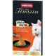 animonda vom Feinsten Cat Snack Cream (6 x 15 g), Delicious Cat Snack with Liver Sausage + Garden Vegetables in Practical Fresh Bags