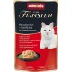 animonda vom Feinsten Cat Snack Cream (6 x 15 g), Delicious Cat Snack with Liver Sausage + Garden Vegetables in Practical Fresh Bags