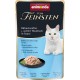 animonda vom Feinsten Cat Snack Cream (6 x 15 g), Delicious Cat Snack with Liver Sausage + Garden Vegetables in Practical Fresh Bags