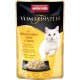 animonda vom Feinsten Cat Snack Cream (6 x 15 g), Delicious Cat Snack with Liver Sausage + Garden Vegetables in Practical Fresh Bags