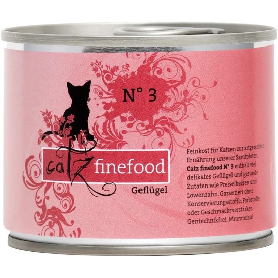 catz finefood N° 21 Wild & Redfish Feinkost Wet Cat Food, Refined with Potato and Blueberry, 6 x 800 g Tins catz finefood N° 21 Wild & Redfish Feinkost Wet Cat Food, Refined with Potato and Blueberry, 6 x 800 g Tins